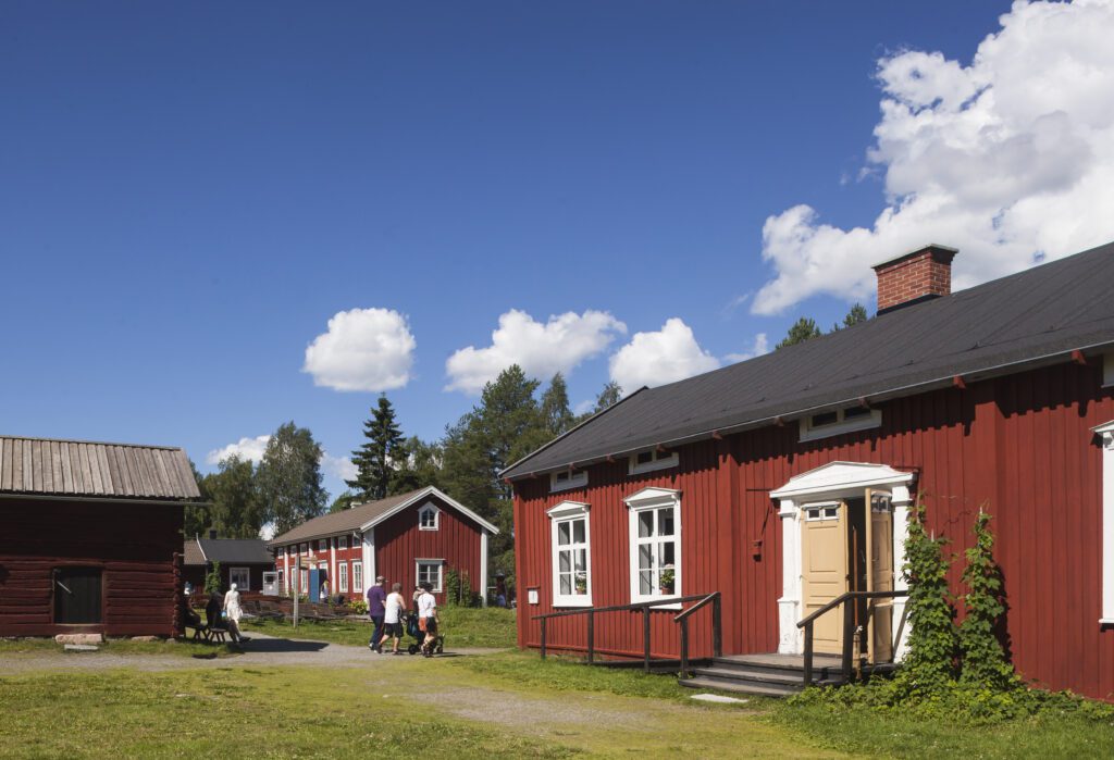 Hägnan open-air museum in Gammelstad - Bothnian Coastal Route